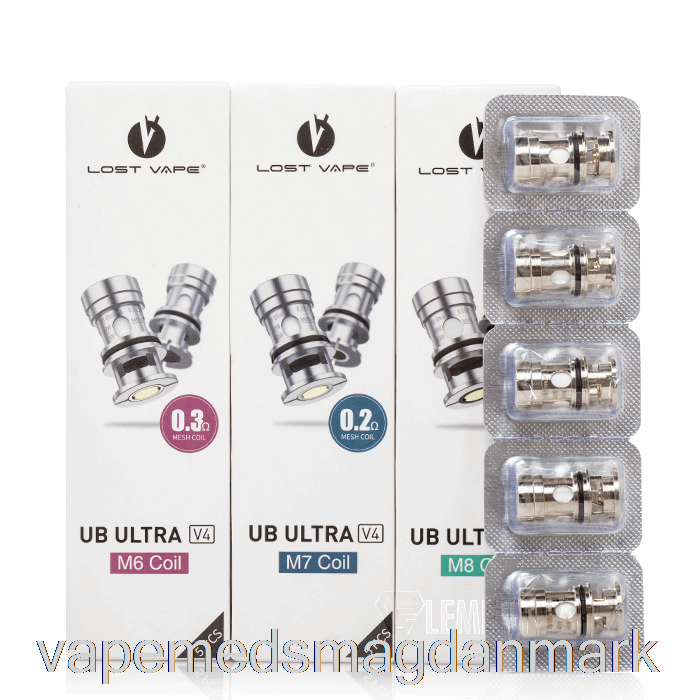 Vape Væske Tabt Vape Ultra Boost Erstatningsspoler 0,6ohm M2 Spoler (udgået)